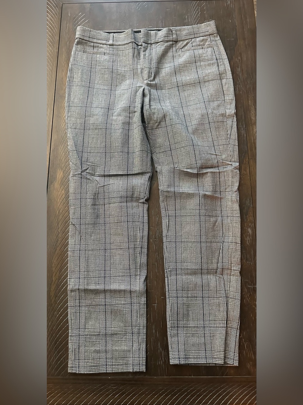 Banana Republic Women's Plaid Sloan Stretch Slim Pants - Size 8